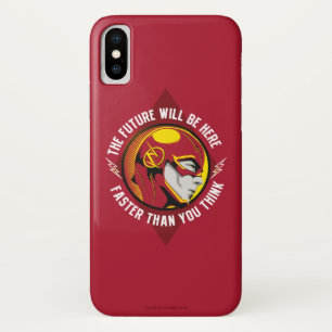 Das grelle   "die Zukunft ist hier " Case-Mate iPhone Hülle