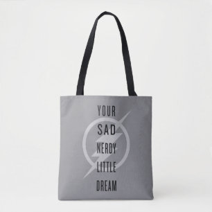 Das grelle   "Ihr trauriger Nerdy kleiner Traum " Tasche