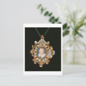 Das Gresley Jewel mit Miniaturporträts von Sir Postkarte (Stehend Vorderseite)