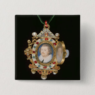 Das Gresley Juwel, mit Miniaturporträts von Sir Button