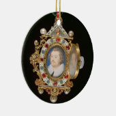 Das Gresley Juwel, mit Miniaturporträts von Sir Keramikornament (Rechts)