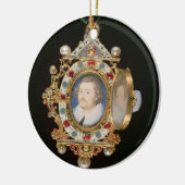 Das Gresley Juwel, mit Miniaturporträts von Sir Keramikornament (Links)