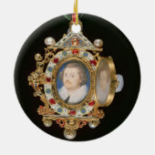 Das Gresley Juwel, mit Miniaturporträts von Sir Keramikornament (Hinten)