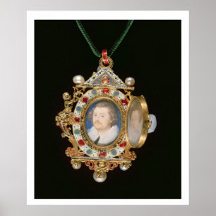 Das Gresley Juwel, mit Miniaturporträts von Sir Poster