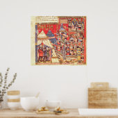 Das griechische Lager und die Stadt Troy Poster (Küche)