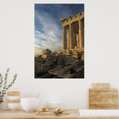 Das griechische Parthenon am Südrand Poster (Küche)