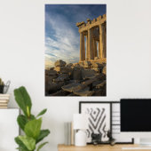 Das griechische Parthenon am Südrand Poster (Heimbüro)