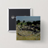 Das griechische Theater Button (Vorne & Hinten)