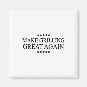 Das Grillen wieder zu einem lustigen Geschenk für Magnet