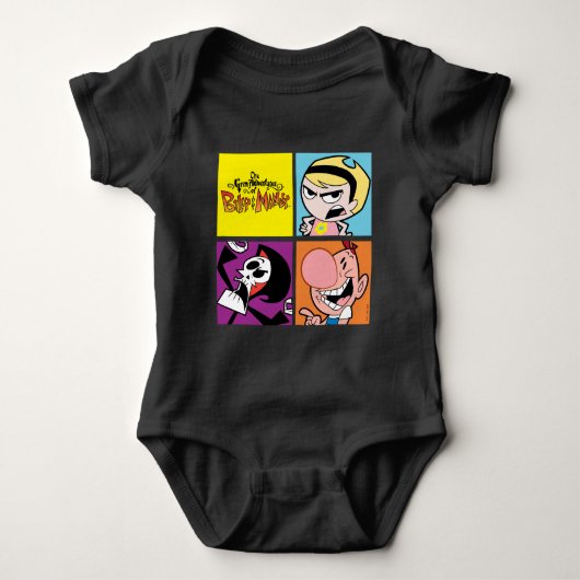 Das grimmige Abenteuer der Billy & Mandy Art Baby Strampler (Vorderseite)