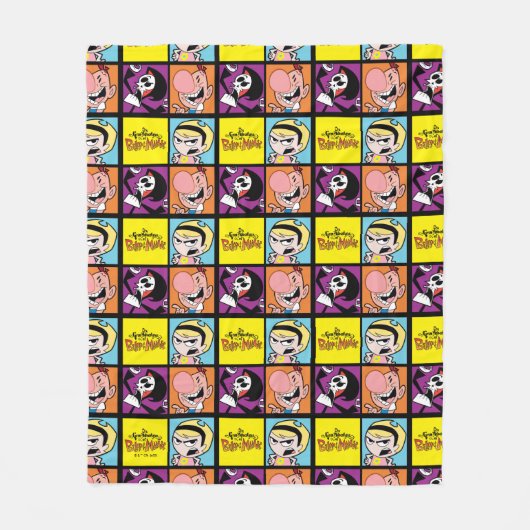 Das grimmige Abenteuer der Billy & Mandy Art Fleecedecke (Vorderseite)
