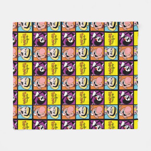 Das grimmige Abenteuer der Billy & Mandy Art Fleecedecke (Vorderseite (Horizontal))