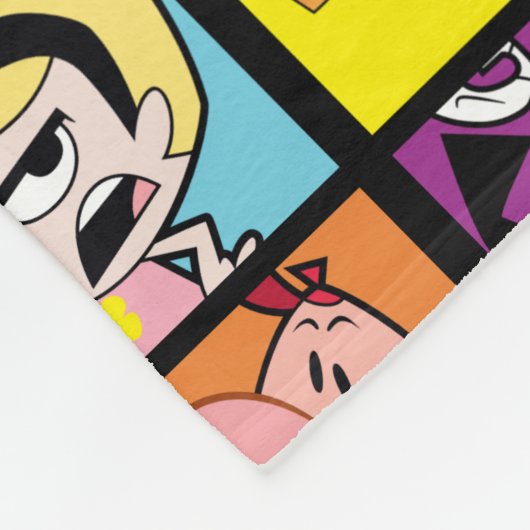 Das grimmige Abenteuer der Billy & Mandy Art Fleecedecke (Ecke)