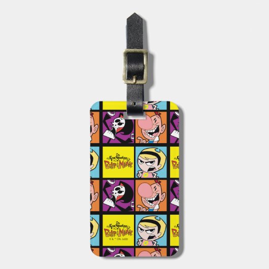 Das grimmige Abenteuer der Billy & Mandy Art Gepäckanhänger (Vorderseite vertikal)