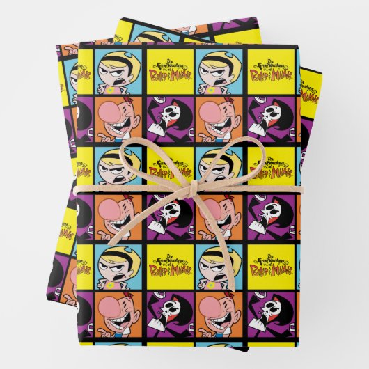 Das grimmige Abenteuer der Billy & Mandy Art Geschenkpapier Set (Beispiel)