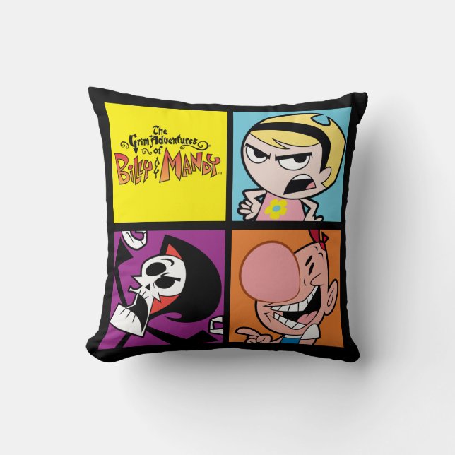 Das grimmige Abenteuer der Billy & Mandy Art Kissen (Vorderseite)