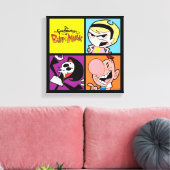 Das grimmige Abenteuer der Billy & Mandy Art Leinwanddruck (Insitu (Wohnzimmer))