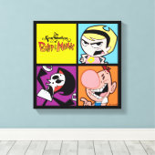 Das grimmige Abenteuer der Billy & Mandy Art Leinwanddruck (Insitu (Holzboden))