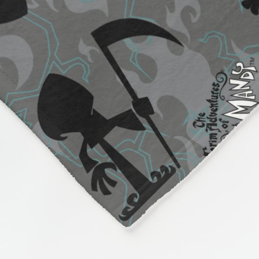 Das grimmige Abenteuer des Musters Billy & Mandy Fleecedecke (Ecke)