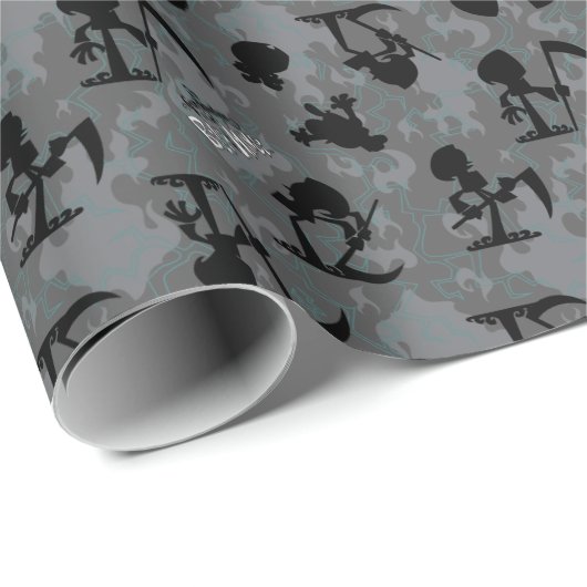 Das grimmige Abenteuer des Musters Billy & Mandy Geschenkpapier (Rolleneckpunkt)