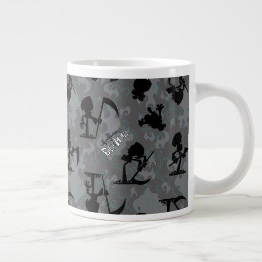 Das grimmige Abenteuer des Musters Billy & Mandy Jumbo-Tasse (Rechts)