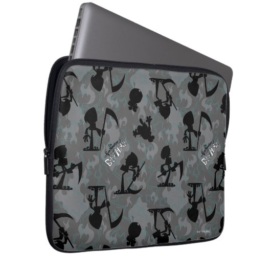 Das grimmige Abenteuer des Musters Billy & Mandy Laptopschutzhülle (Vorne Rechts)