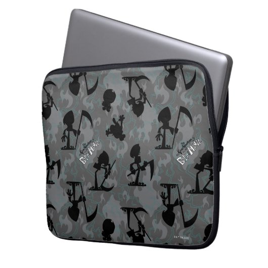 Das grimmige Abenteuer des Musters Billy & Mandy Laptopschutzhülle (Vorderseite Links)