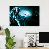 Das grimmige Sensenmann-Poster Poster (Heimbüro)