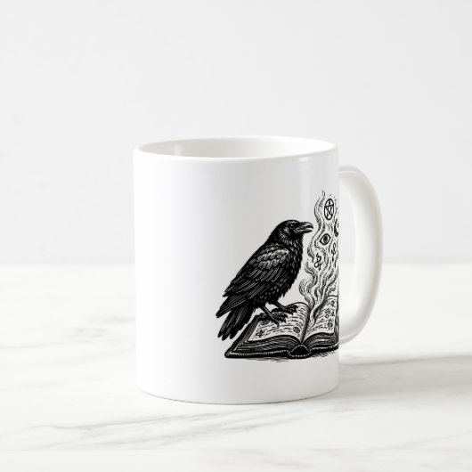Das Grimoire des Raben - Buchkunst im gotischen St Kaffeetasse (VorderseiteRechts)