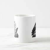 Das Grimoire des Raben - Buchkunst im gotischen St Kaffeetasse (Mittel)