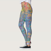 Das Grinch malt Weihnachten Leggings (Links)