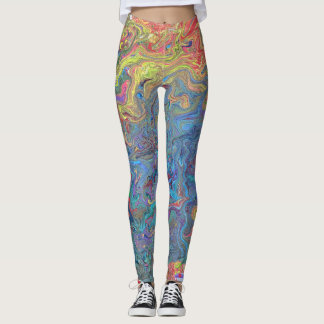 Das Grinch malt Weihnachten Leggings