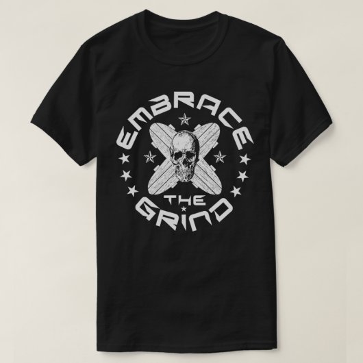 Das Grind-Skateboarding einbinden T-Shirt (Design vorne)