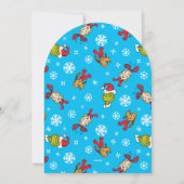 Das grinsende Party "Don't be a grinch" Einladung (Rückseite)