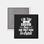 Das Groom Bachelor versorgt Party Hochzeit 1 Magnet (Vorderseite/Rückseite)