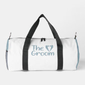 Das GROOM Light Blue White Duffle Bag (Rückseite)
