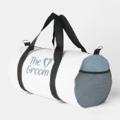 Das GROOM Light Blue White Duffle Bag (Rechte Ecke)