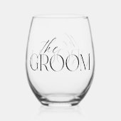 Das groomlose Weinglas Ohne Stiel (Vorderseite)