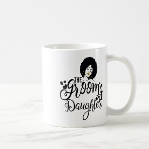 Das Grooms-Tochter-Shirt Black Bride Wedding Brid Kaffeetasse