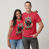 Das Groovy Cat Girl T-Shirt (Unisex)