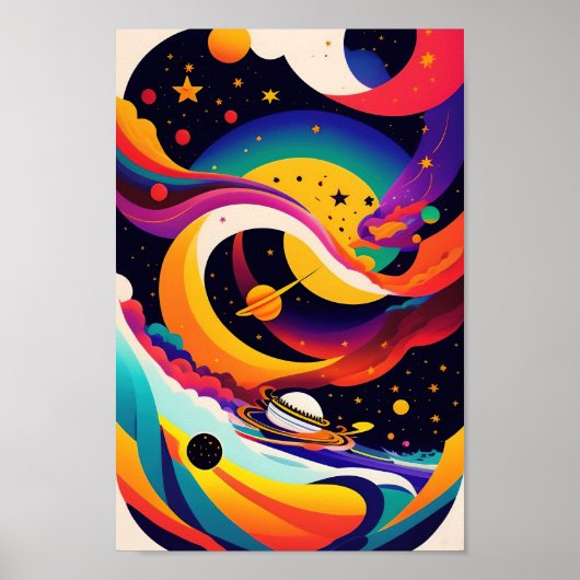Das Groovy Universum Poster (Vorne)