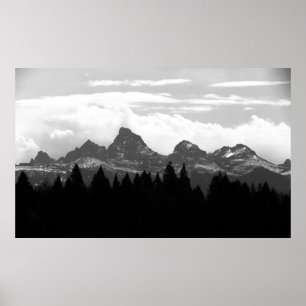 Das großartige Tetons Poster