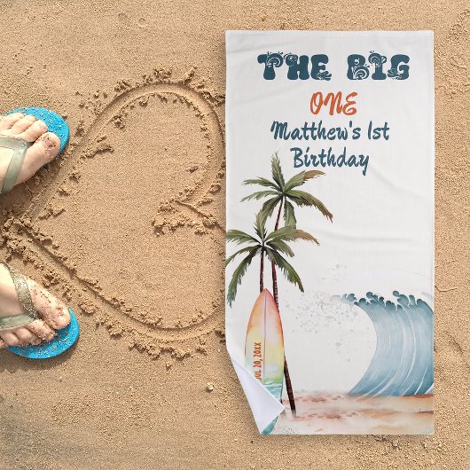 Das große 1-Ozean Wave Surf Beach Handtuch