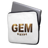 Das Große Ägyptische Museum Laptopschutzhülle (Vorderseite Links)