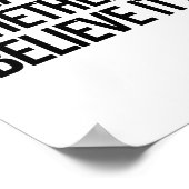 DAS GROSSE AN WISSENSCHAFT IST, DASS ES WAHR IST, POSTER (Ecke)