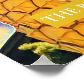 Das große Ananas Queensland Reisedrucke Poster (Ecke)