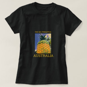 Das große Ananas Queensland Reisedrucke T-Shirt