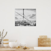 Das große astronomische Teleskop Poster (Küche)