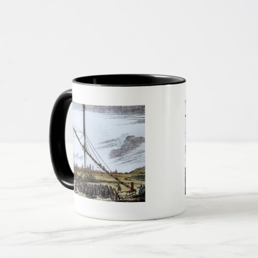 Das große astronomische Teleskop Tasse (Vorderseite Links)