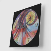 Das große Auge dreht die rückwärts Uhr zurück (Winkel)